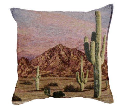 Camelback Mountain Tapestry Pillow