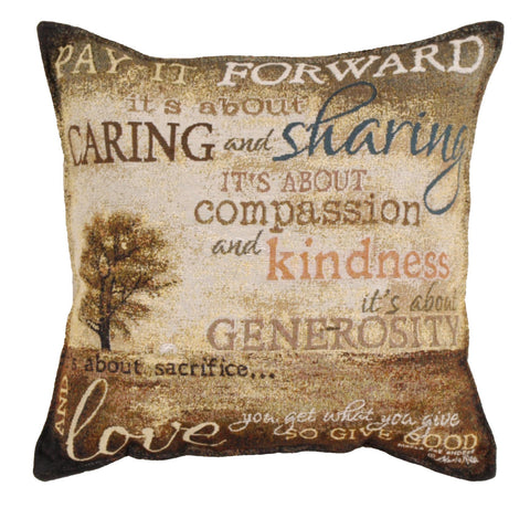 Pay It Forward Tapestry Pillow