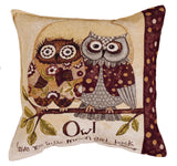 Owl Love You Tapestry Pillow