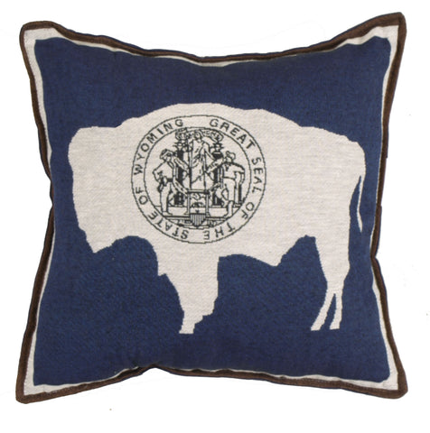 Pillow - Flag Of Wyoming Pillow