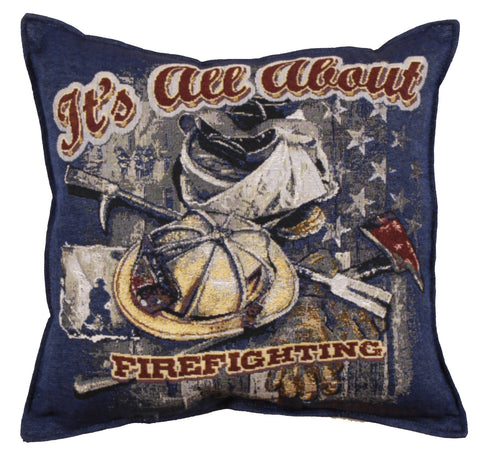 All About Firefighting 17 In Pillow
