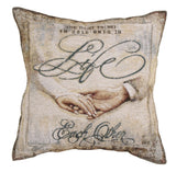 Each Other Tapestry Pillow