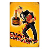 Cherry Brandy Metal Sign Wall Decor 12 x 18