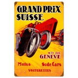 Swiss Grand Prix Metal Sign Wall Decor 16 x 24