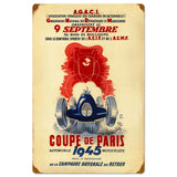 Coup de Paris Metal Sign Wall Decor 16 x 24