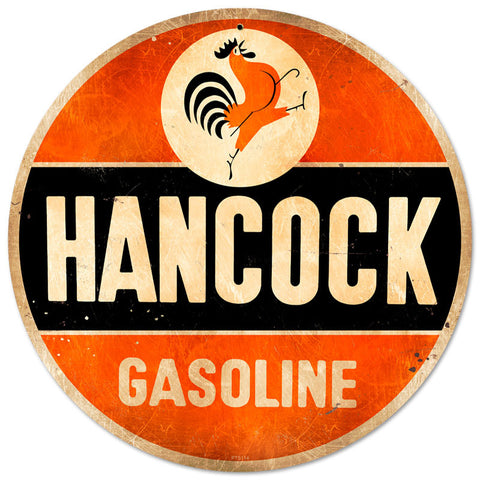Hancock Old School Metal Sign Wall Decor 14 x 14