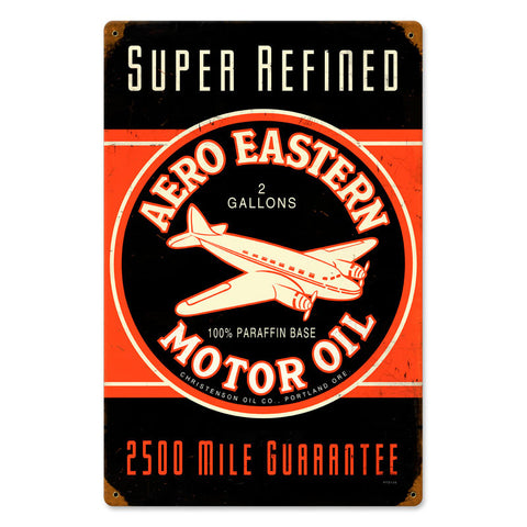 Aero Eastern Metal Sign Wall Decor 12 x 18