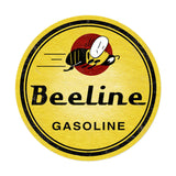 Bee Line Gasoline Metal Sign Wall Decor 14 x 14