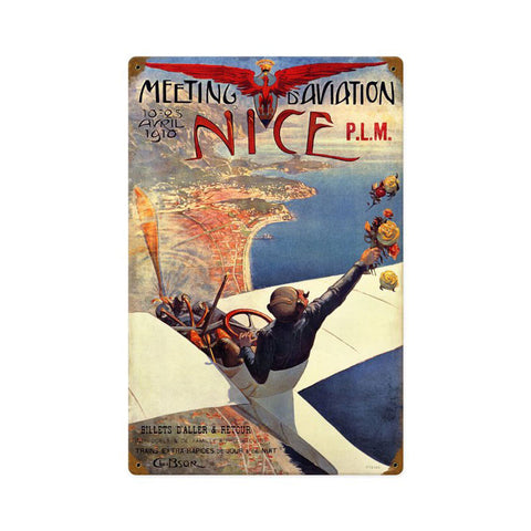 Nice Air Show Metal Sign Wall Decor 18 x 12