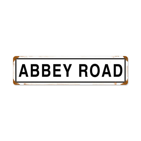 Abbey Road Metal Sign Wall Decor 20 x 5