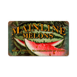 Main Watermelons Metal Sign Wall Decor 14 x 8