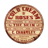 Cold Cream Roses Metal Sign Wall Decor 14 x 14