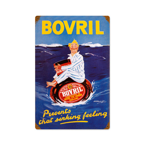 Bovril Metal Sign Wall Decor 12 x 18