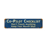 Copilot Metal Sign Wall Decor 20 x 5