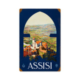Assisi Metal Sign Wall Decor 12 x 18