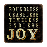 Endless Joy Metal Sign Wall Decor 12 x 12