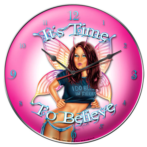Believe in Fairies Metal Sign Wall Decor 14 x 14