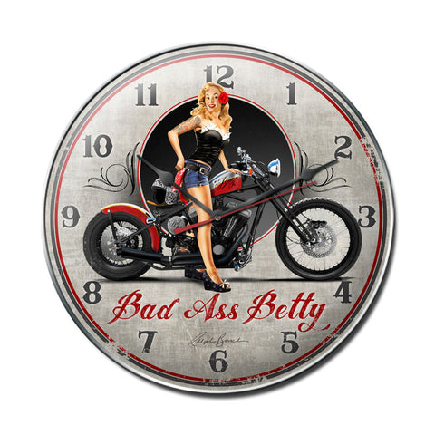 Bad Ass Betty Metal Sign Wall Decor 14 x 14