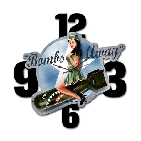 Bombs Away Metal Sign Wall Decor 24 x 24
