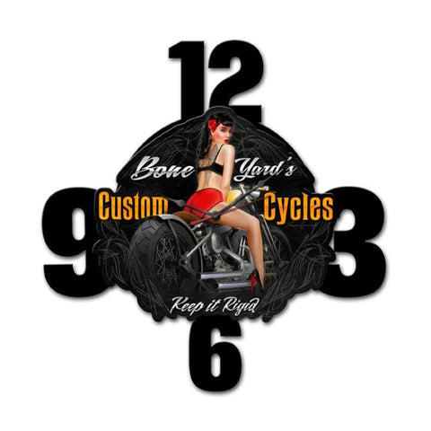 Bone Yard Metal Sign Wall Decor 24 x 24