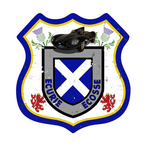 Ecurie Ecossi Metal Sign Wall Decor 15 x 15