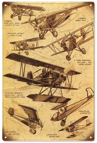 Vintage Seaplane Sign