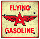 Flying A Gasoline Metal Sign