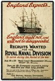 Vintage England Royal Naval Sign