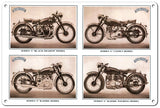 Vincent Classic British Motorcycle Sign