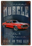 RG10C American Muscle Car Garage Art Sign