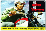 RG111B Triumph Classic British Motorcycle Metal Sign