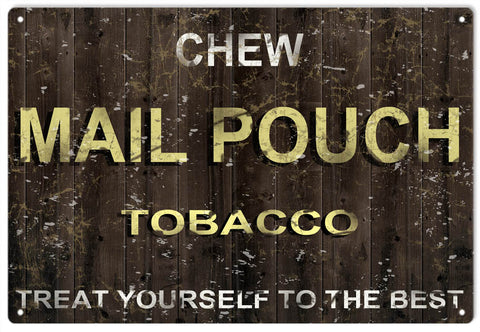 Vintage Mail Pouch Tobacco Sign
