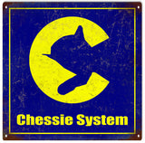 Vintage Chessie System Railroad Sign 12x12
