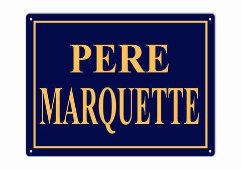 Pere Marquette Railroad Sign 9x12