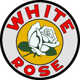 White Rose Motor Oil Sign 14 Round