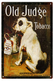 Vintage Old Judge Tobacco Sign