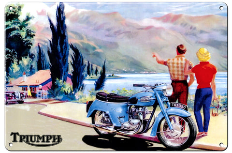 RG119B Triumph Classic British Motorcycle Sign