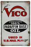 Vintage Vico Oil Sign