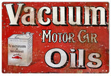 Vintage Vacuum Motor Oils Sign