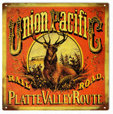 Vintage Union Pacific Metal Sign