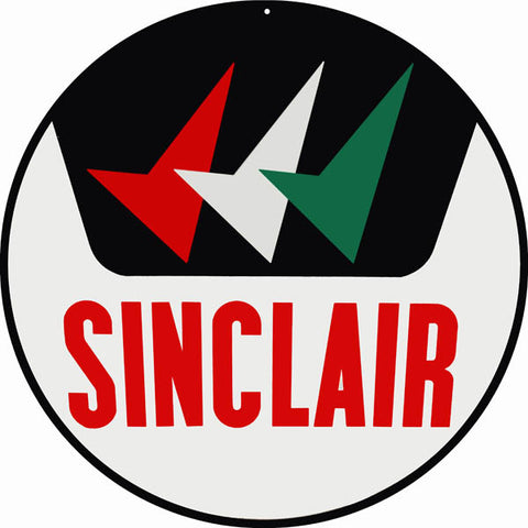 Sinclair Gasoline Sign 14 Round