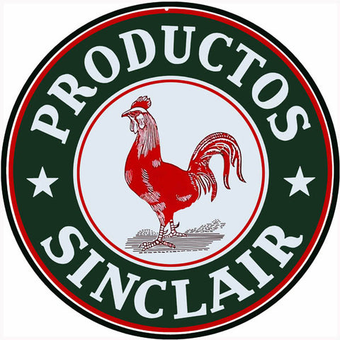 Sinclair Motor Oil Sign 14 Round