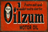 Vintage Oilzum Motor oil Sign