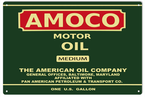 Amoco Motor Oil Sign