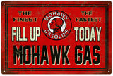 Vintage Mohawk Gasoline Sign
