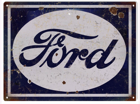 Vintage Ford Sign 9x12