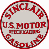 Sinclair Gasoline Sign 14 Round