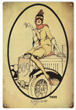 Vintage Reginette 1925 Automobile Metal Sign