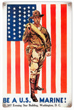 Vintage US Marines Sign
