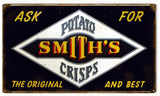 Vintage Smiths Potato Crisps Sign 8x14